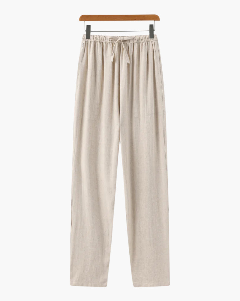 Pantalon large pour hommes | Jogger chino baggy taille haute
