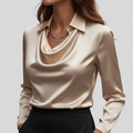 Chemisier chic pour femme | Blouse manche longue élégante