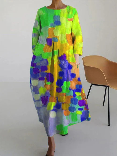 Robe longue bohème pour femme | Maxi