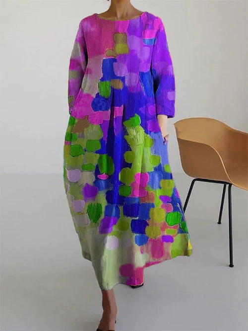 Robe longue bohème pour femme | Maxi