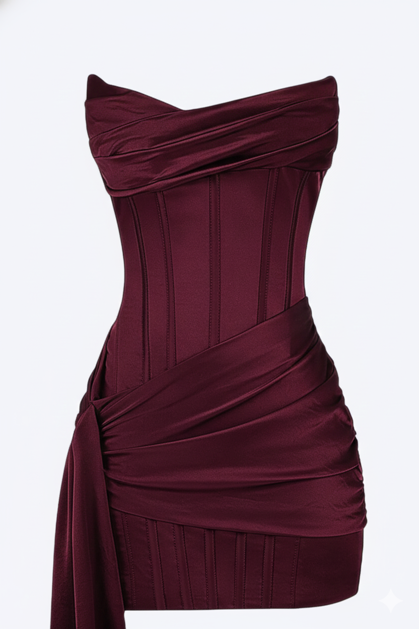 Robe de soirée moulante pour femme | Mini