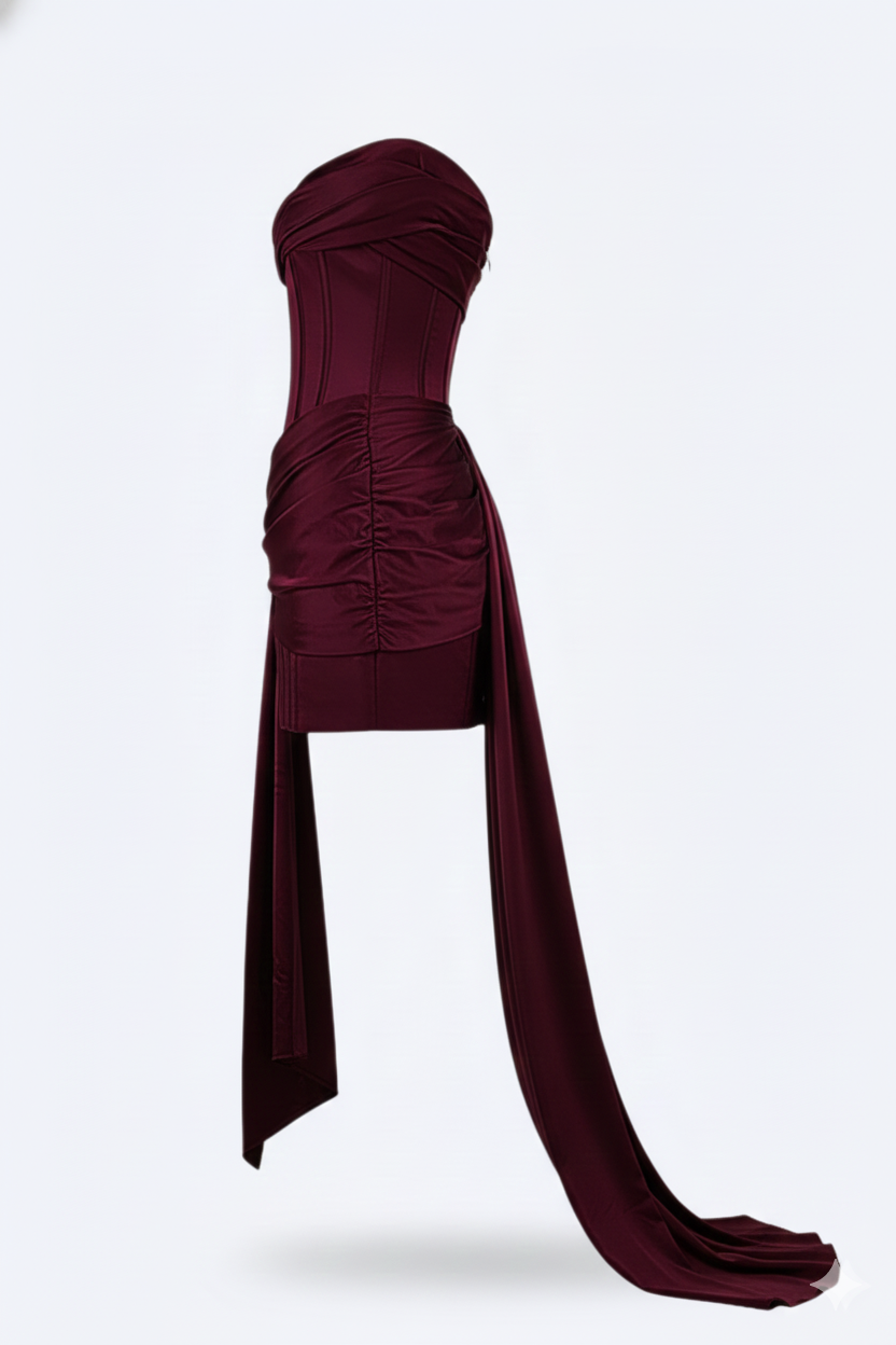 Robe de soirée moulante pour femme | Mini