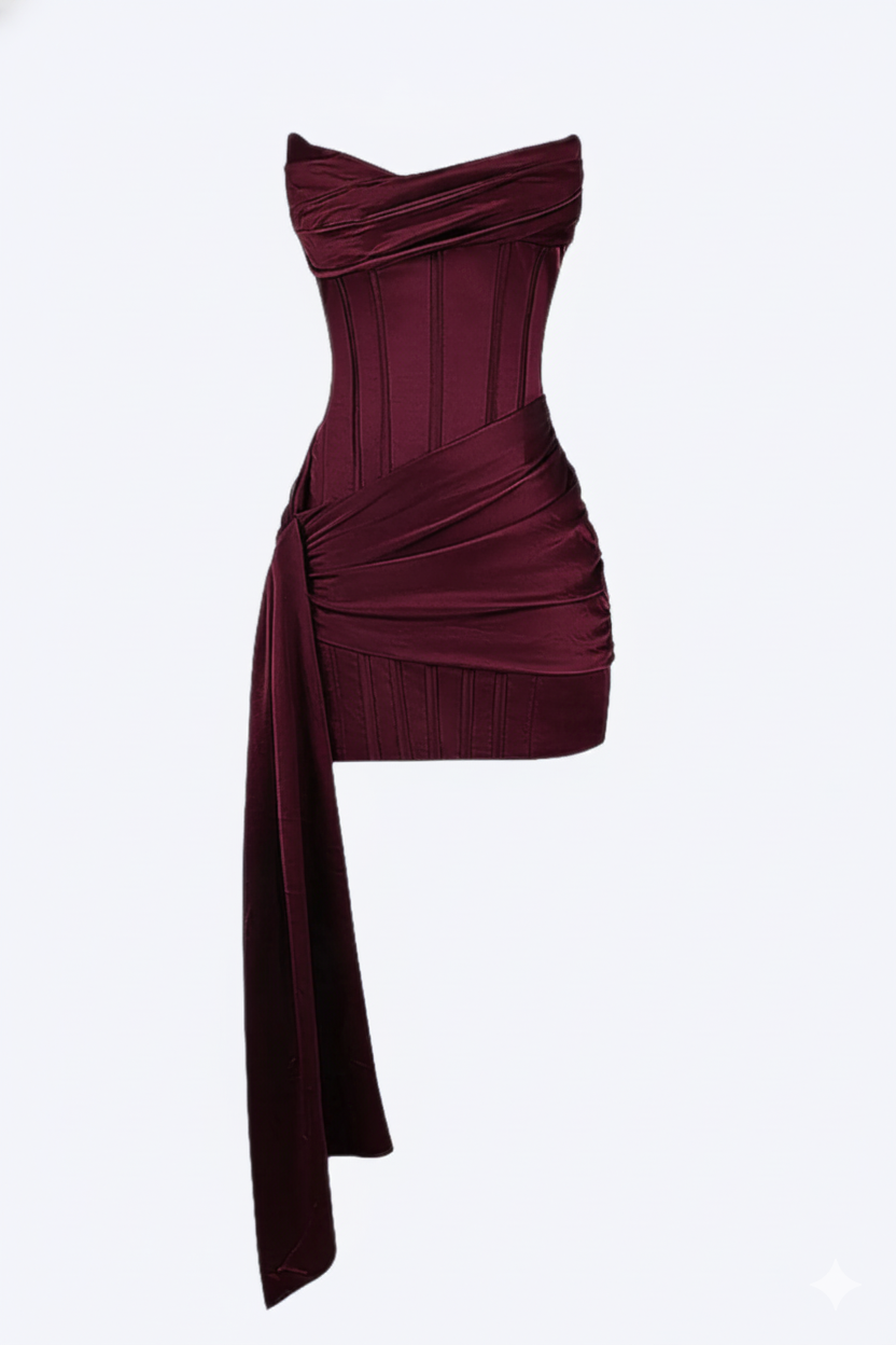 Robe de soirée moulante pour femme | Mini