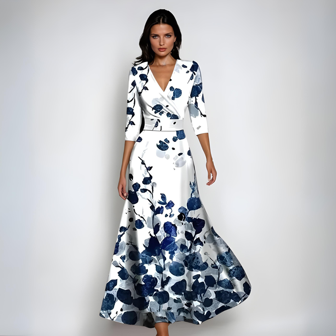 Robe d'invitée de mariage longue pour femme | Maxi