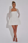 Robe de soirée blanche pour femme | Mini