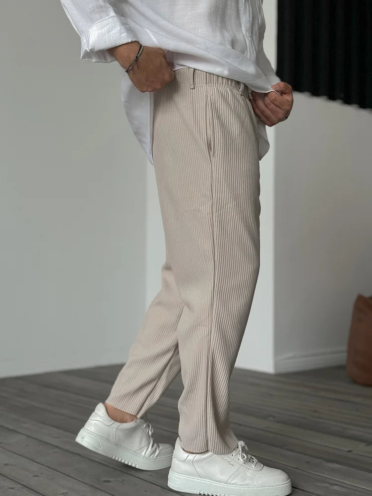 Pantalon tailleur pour hommes | Chino jogger large baggy