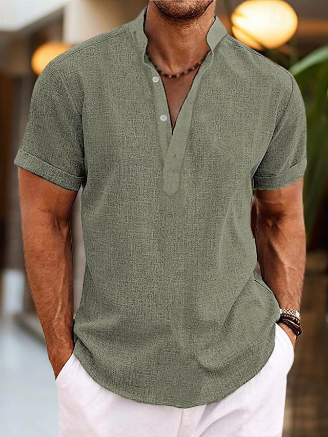 Chemise manche courte pour hommes | Oversize